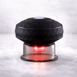 VascuForce Cupping Therapy Massager for deep tissue recovery, featuring a sleek design and LED light for muscle relief.