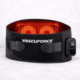 VascuForce Waist Thermapod Pro Heating & Compression Waist Support with digital controller and heating elements.