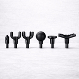 Various massage gun attachments for the deep tissue massage gun, enhancing muscle relief and recovery.