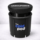 VascuForce The cold pod, a cold therapy recovery pod for muscle recovery and relaxation.