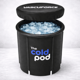 The cold therapy recovery pod with ice promotes muscle recovery and relaxation for athletes and fitness enthusiasts.